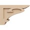 Ekena Millwork 5"W x 15"D x 10"H Classic Mayflower Rough Cedar Woodgrain TimberThane Corbel, Primed Tan CORUR05X15X10MAYRCPR - alternate 3